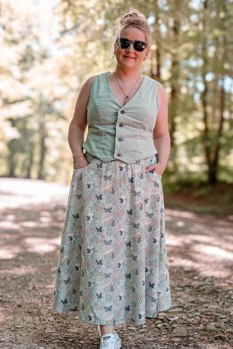 MØN – Weste Damen digitales Schnittmuster als PDF download | tailliert & gefüttert | Größe 32–52 | SEAMONE – Damen PDF Schnittmuster | SEAMONE