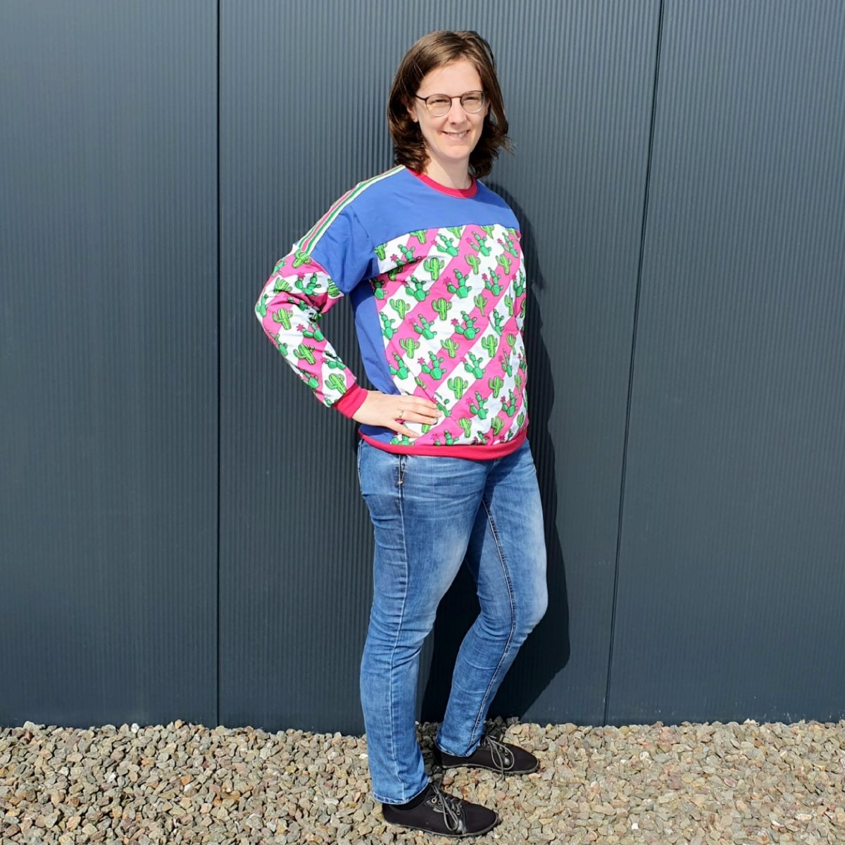 SPLIID – Pullover Damen digitales Schnittmuster als PDF download | mit Teilungen & Kapuze | Größe 32–52 | SEAMONE – Damen PDF Schnittmuster | SEAMONE