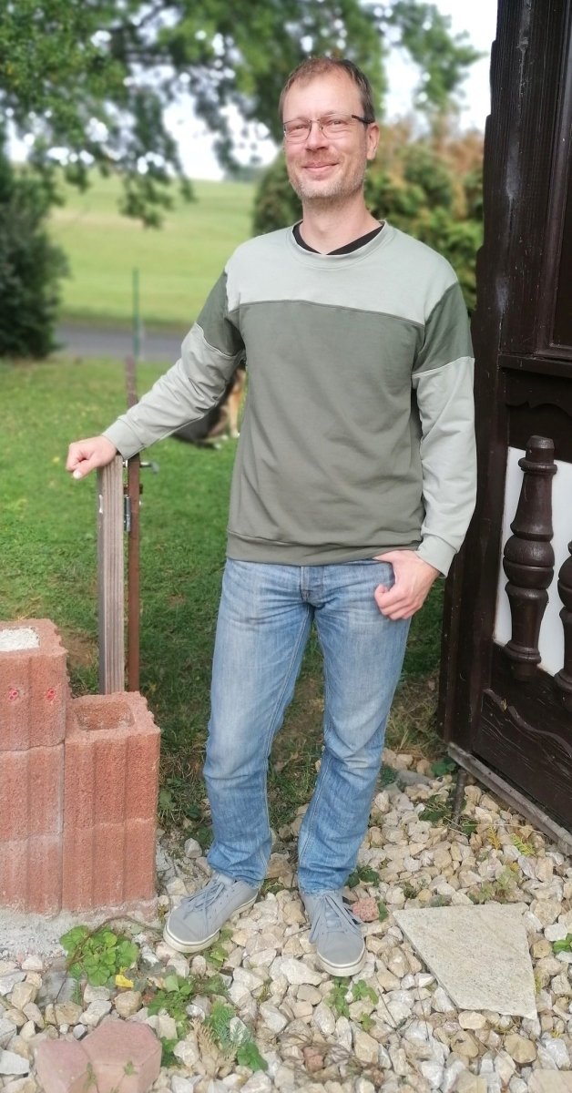 SPLIID – Pullover Herren digitales Schnittmuster als PDF download | mit Teilungen & Kapuze | Größe 44–64 | SEAMONE – Herren A4 + A0 + Beamer PDF Schnittmuster | SEAMONE