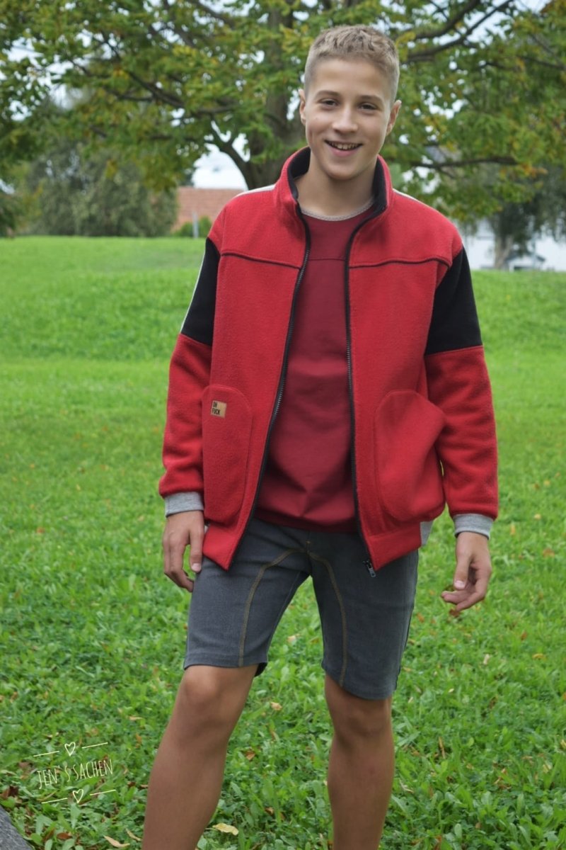 SPLIID – Pullover Kinder digitales Schnittmuster als PDF download | mit Teilungen & Kapuze | Größe 110–170 | SEAMONE – Kinder A4 +A0 + Beamer PDF Schnittmuster | SEAMONE