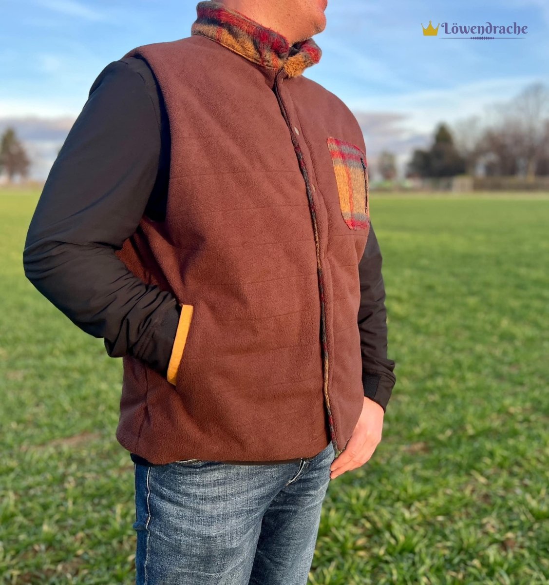 VENDLA – Wendeweste Herren digitales Schnittmuster als PDF download | gesteppt & gefüttert | Größe 44–64 | SEAMONE – Herren A4 + A0 + Beamer PDF Schnittmuster | SEAMONE