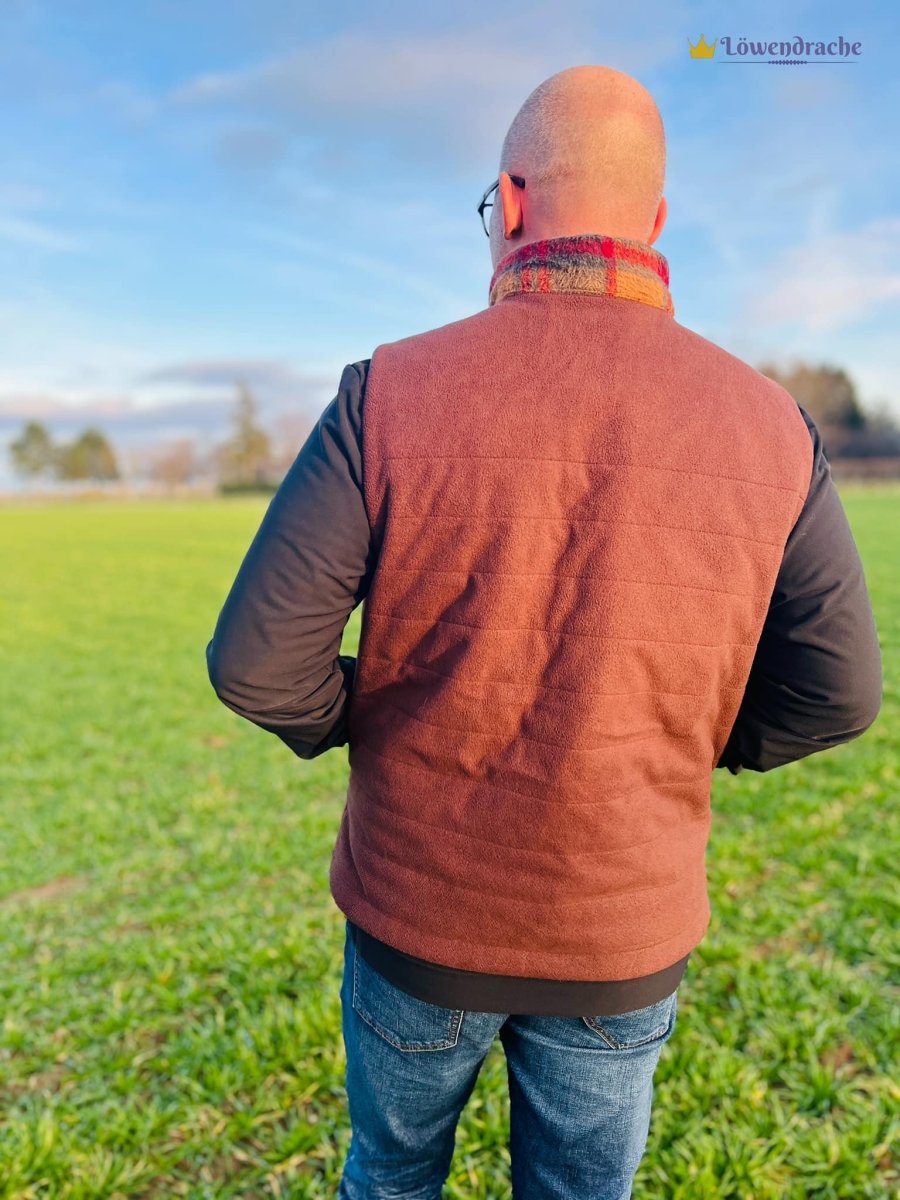 VENDLA – Wendeweste Herren digitales Schnittmuster als PDF download | gesteppt & gefüttert | Größe 44–64 | SEAMONE – Herren A4 + A0 + Beamer PDF Schnittmuster | SEAMONE