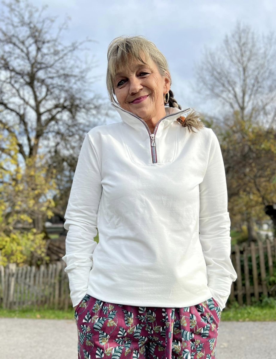 KVILL – Troyer Damen digitales Schnittmuster als PDF Download | 3 Kragenvarianten & maritimer Look | Größe 32–52 | SEAMONE – Damen A4 + A0 + Beamer PDF Schnittmuster | SEAMONE