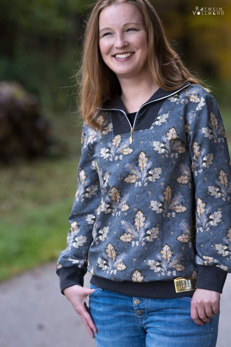 KVILL – Troyer Damen digitales Schnittmuster als PDF Download | 3 Kragenvarianten & maritimer Look | Größe 32–52 | SEAMONE – Damen A4 + A0 + Beamer PDF Schnittmuster | SEAMONE