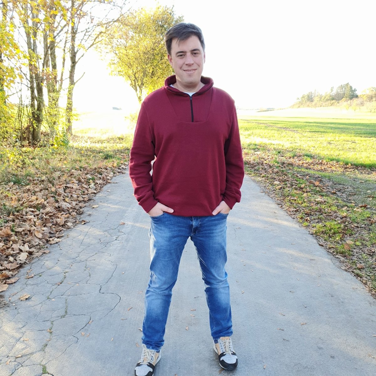 KVILL – Troyer Herren digitales Schnittmuster als PDF download | mit Kapuze, Schalkragen oder Reißverschluss | Größe 44–64 | SEAMONE – Herren A4 + A0 + Beamer PDF Schnittmuster | SEAMONE