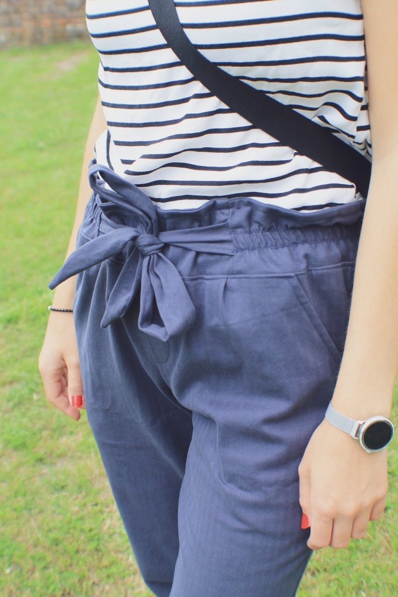 LYSE – Hose Damen digitales Schnittmuster als PDF Download | Paperbag - Bund & gerades Bein | Größe 32–50 | SEAMONE – Damen A4 + A0 + Beamer PDF Schnittmuster | SEAMONE