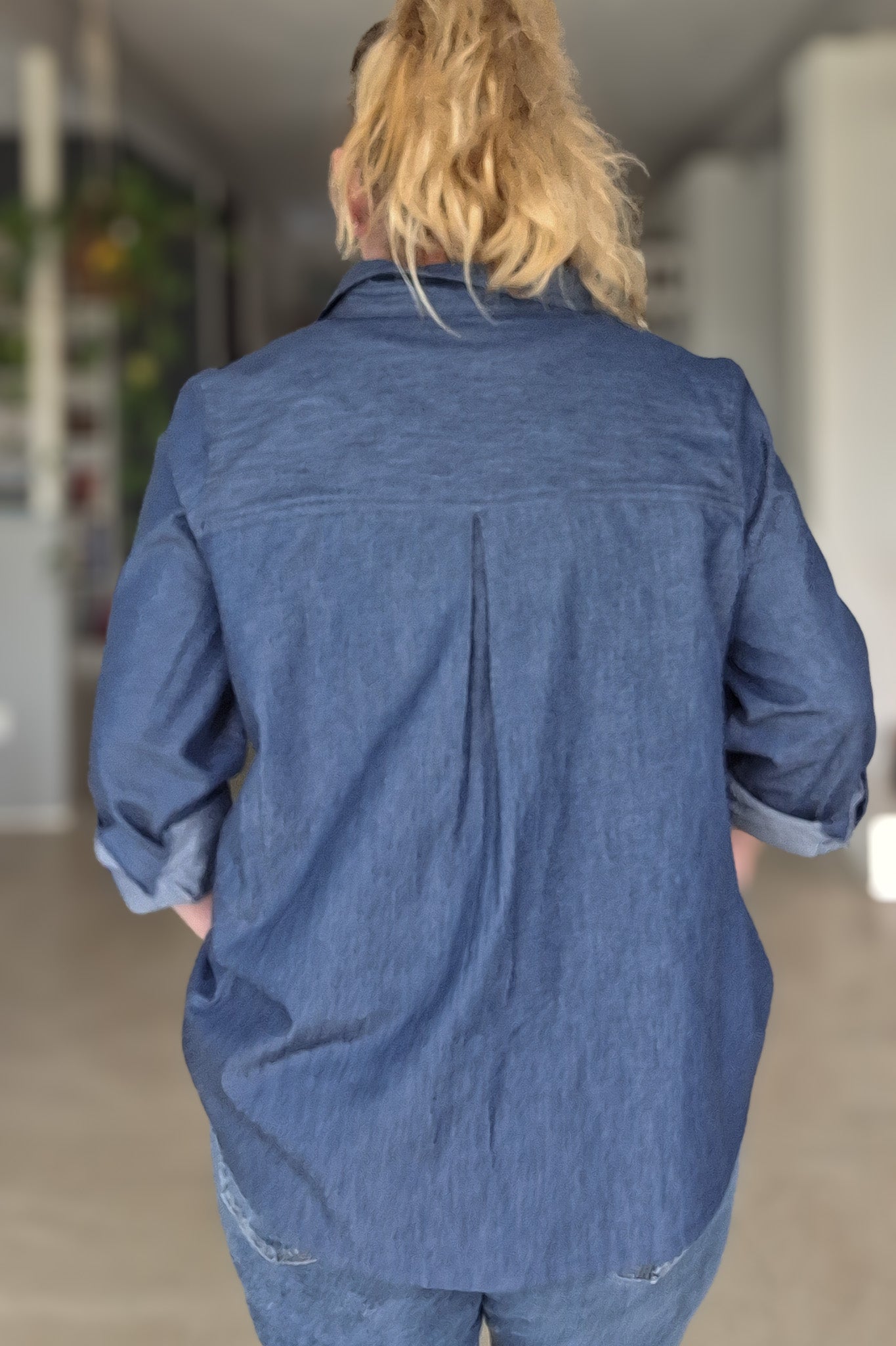 INARI – Jeanshemd Damen Schnittmuster PDF Download | mit Passe | Größe 32–52 | SEAMONE