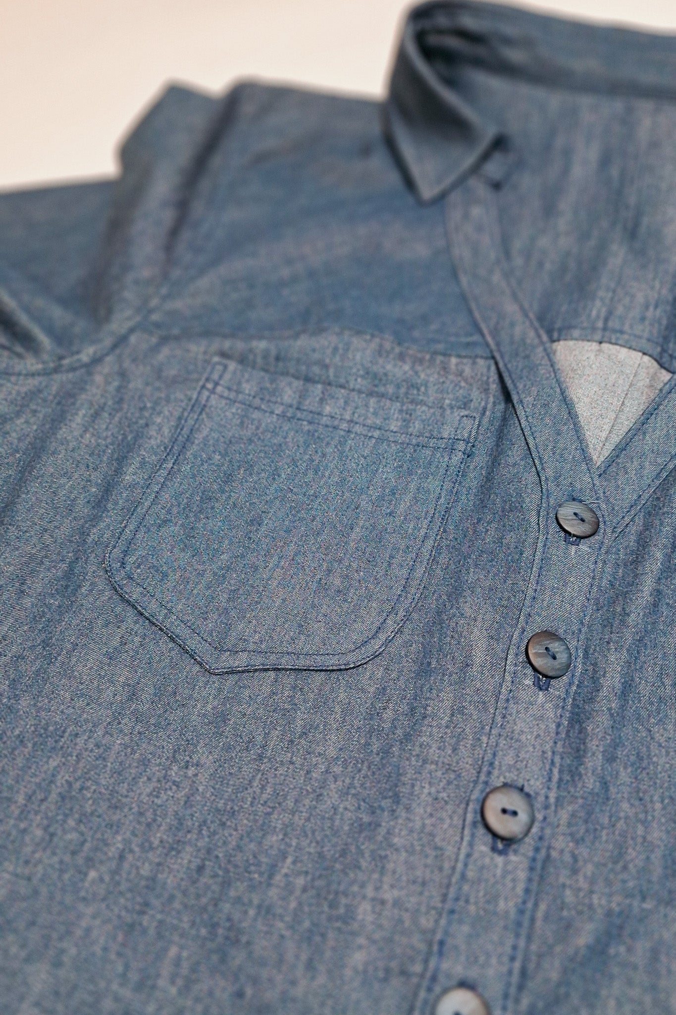 INARI – Jeanshemd Damen Schnittmuster PDF Download | mit Passe | Größe 32–52 | SEAMONE