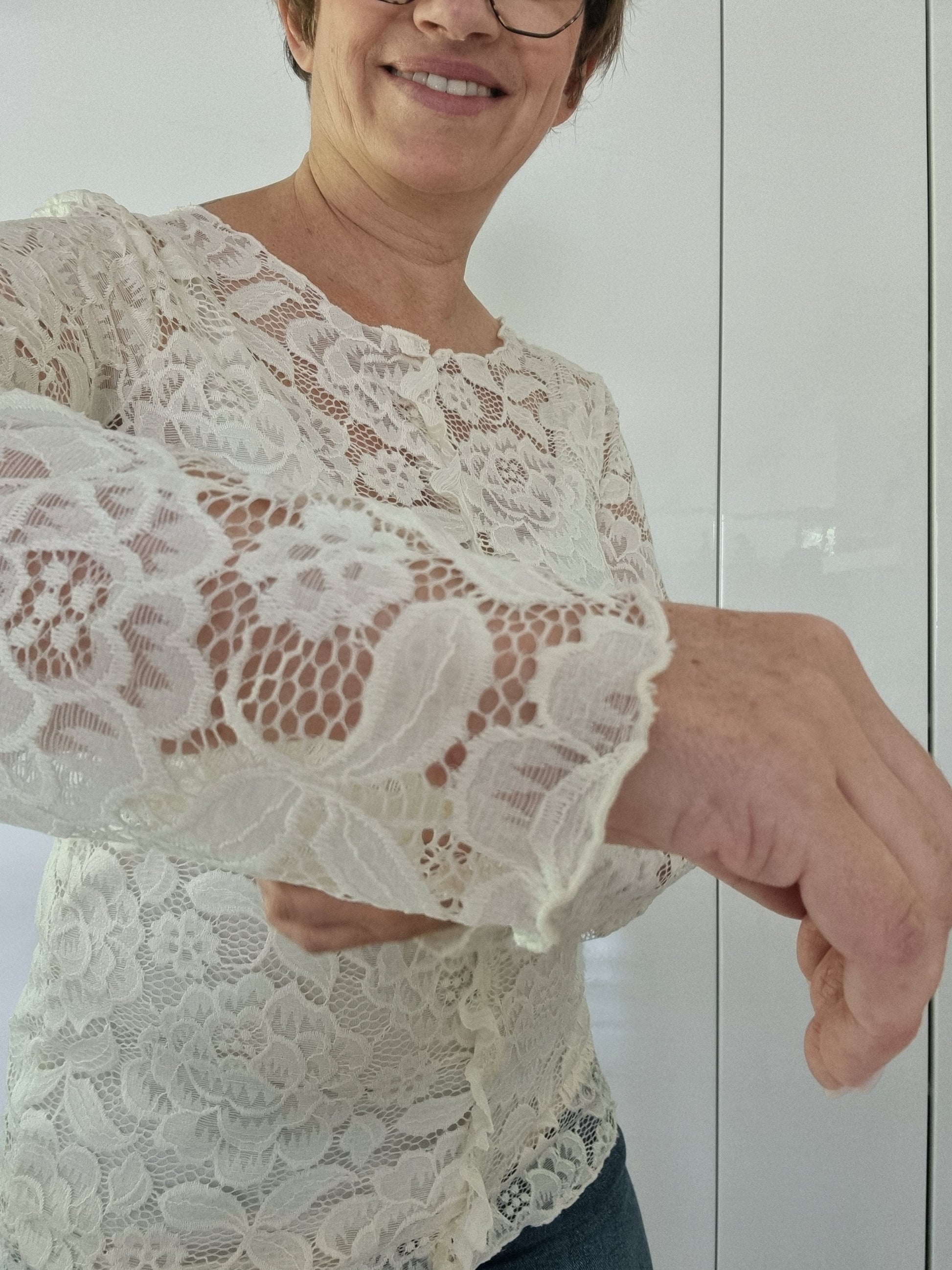 RØLLA – Rollsaum Shirt Damen | mit Rüsche | Rippjersey & elastische Spitze | digitales Schnittmuster als PDF download | Größe 30–60 | SEAMONE