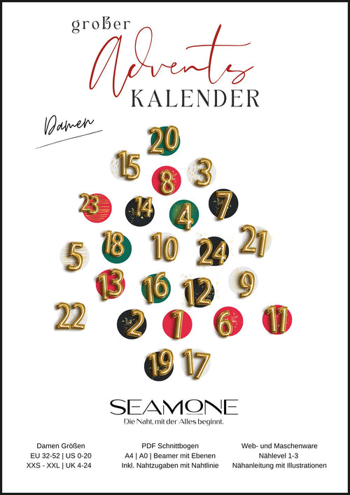 großer Adventskalender 2025 Damen