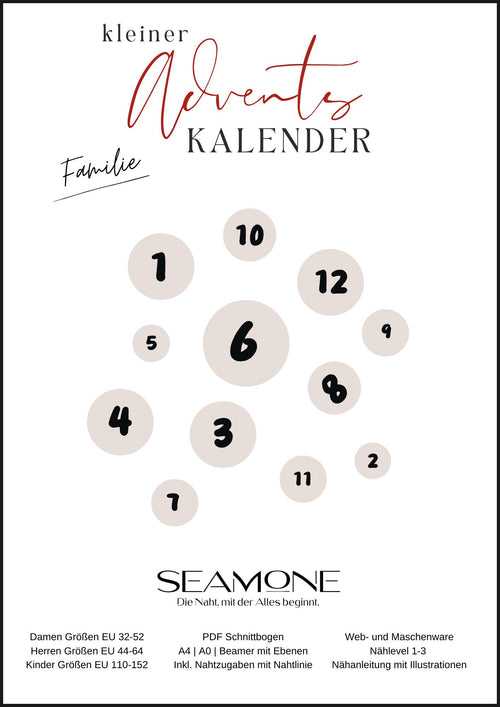 kleiner Adventskalender 2025 Familie