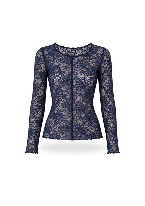 RØLLA – Rollsaum Shirt Damen | mit Rüsche | Rippjersey & elastische Spitze | digitales Schnittmuster als PDF download | Größe 30–60 | SEAMONE