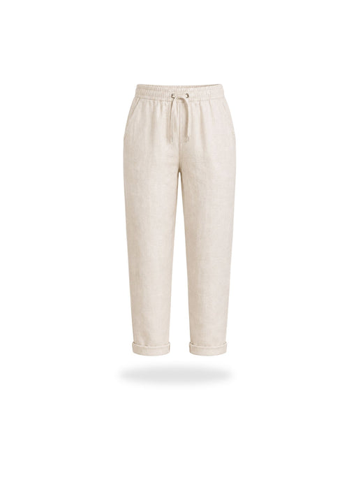 LIMFJORD – Leinenhose Damen nähen | Schnittmuster PDF | Chinohose mit Gummibund & Taschen | Größe 30–60 | SEAMONE