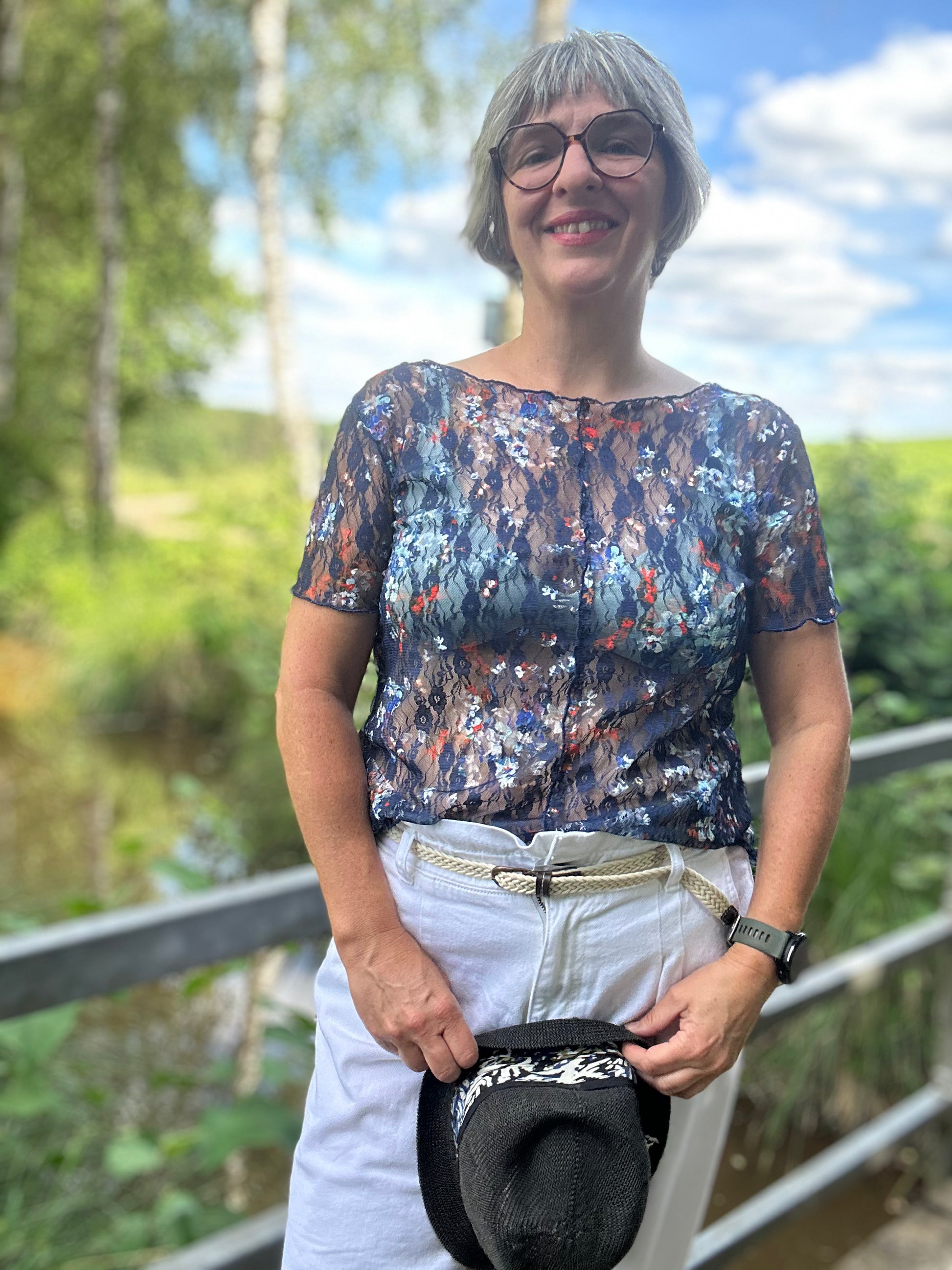 RØLLA – Rollsaum Shirt Damen | mit Rüsche | Rippjersey & elastische Spitze | digitales Schnittmuster als PDF download | Größe 30–60 | SEAMONE