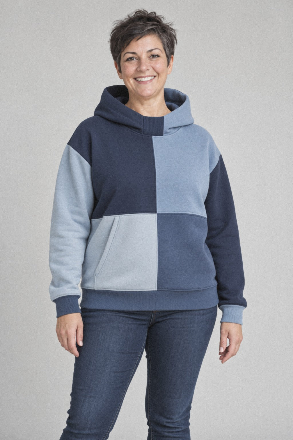 KALIX – Women's Oversized Hoodie Sewing Pattern, PDF & Paper