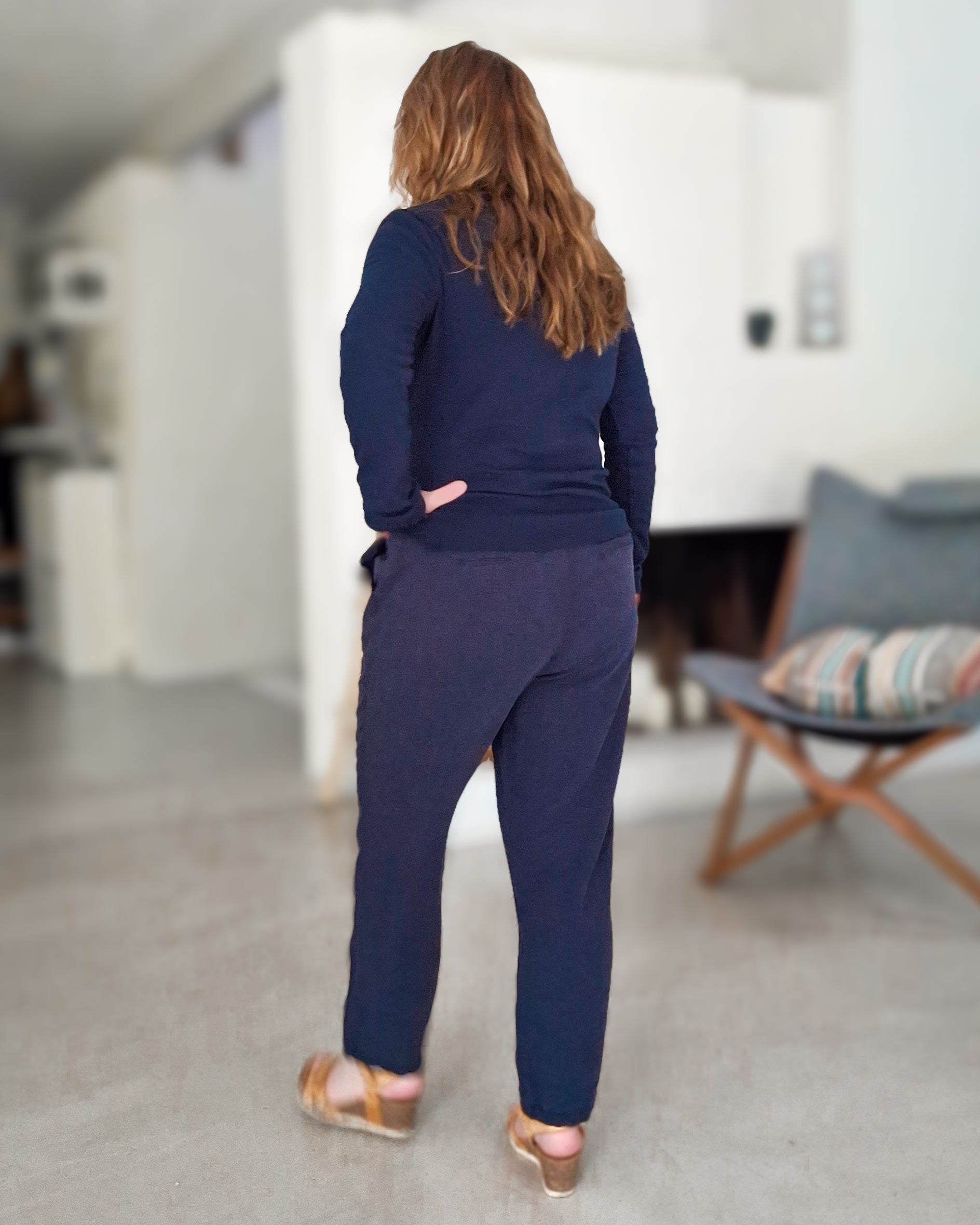 LIMFJORD – Leinenhose Damen nähen | Schnittmuster PDF | Chinohose mit Gummibund & Taschen | Größe 30–60 | SEAMONE