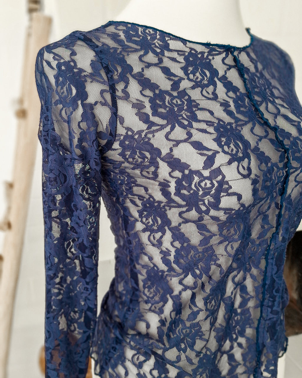 RØLLA – Rollsaum Shirt Damen | mit Rüsche | Rippjersey & elastische Spitze | digitales Schnittmuster als PDF download | Größe 30–60 | SEAMONE