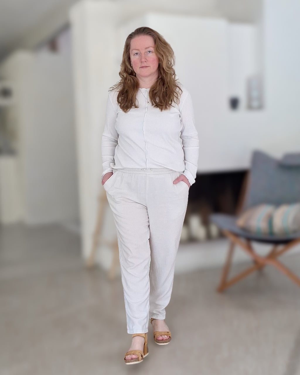 LIMFJORD – Leinenhose Damen nähen | Schnittmuster PDF | Chinohose mit Gummibund & Taschen | Größe 30–60 | SEAMONE