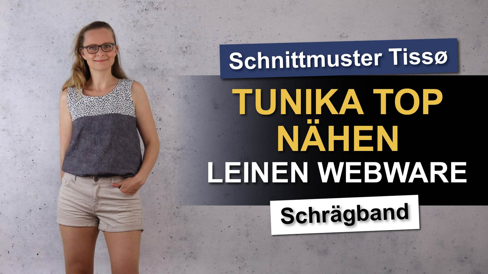 TISSØ – Top Damen digitales Schnittmuster als PDF download | mit Teilung & rundem Saum | Größe 32–52 | SEAMONE – YouTube Video