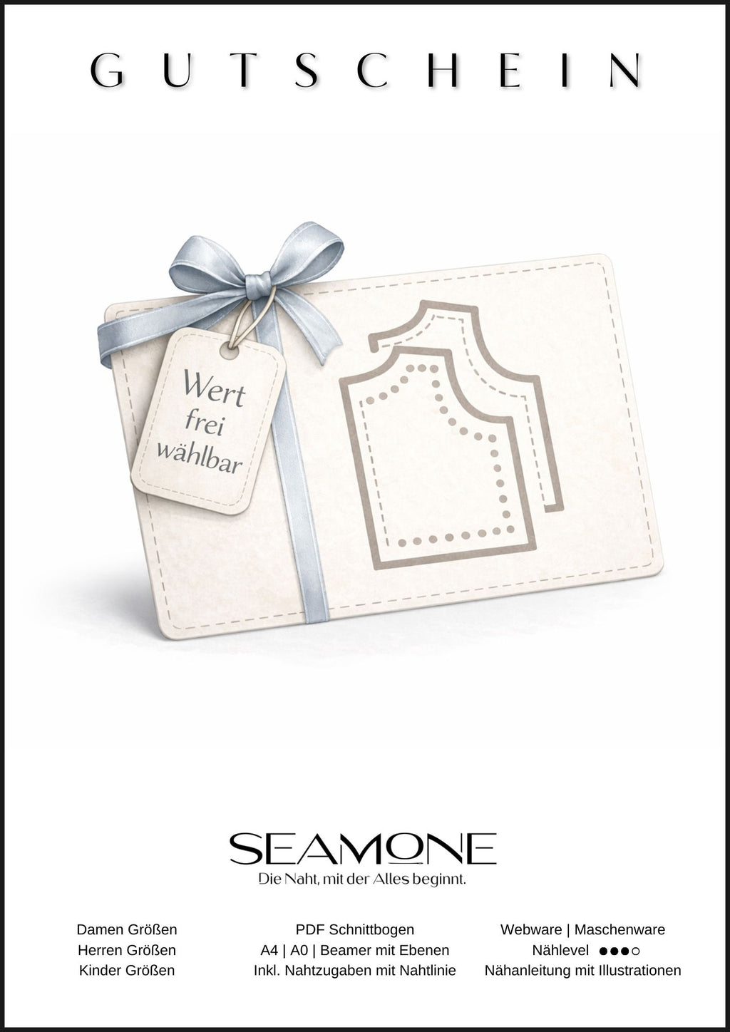 Seamone Gutschein | Wert frei wählbar | fexibel einzulösen