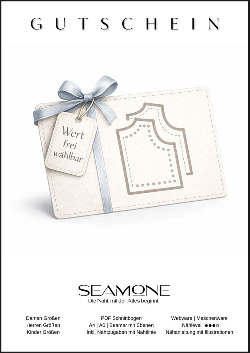 Seamone Gutschein | Wert frei wählbar | fexibel einzulösen