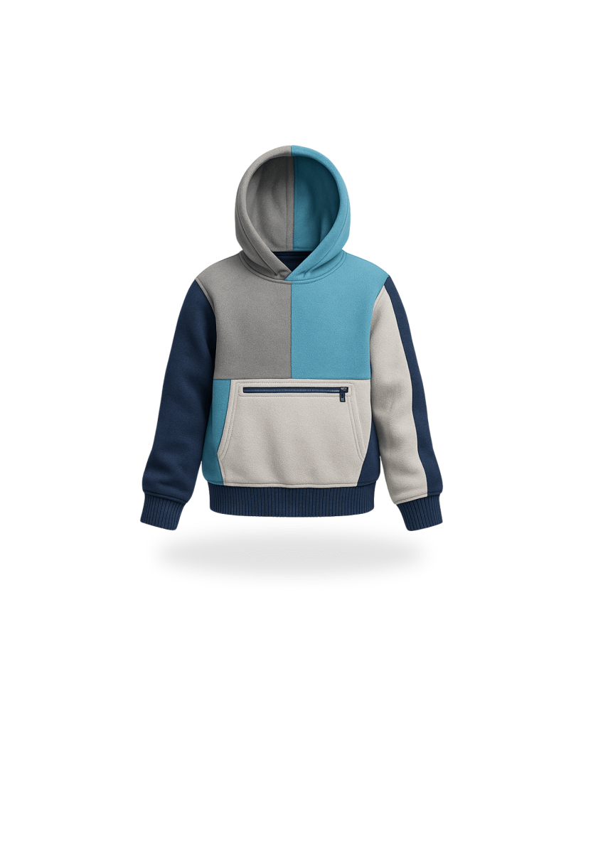 KALIX – Hoodie Kinder digitales Schnittmuster als PDF download | Oversize mit Teilungen | Größe 86–164 | SEAMONE – Kinder A4 + A0 + Beamer PDF Schnittmuster | SEAMONE