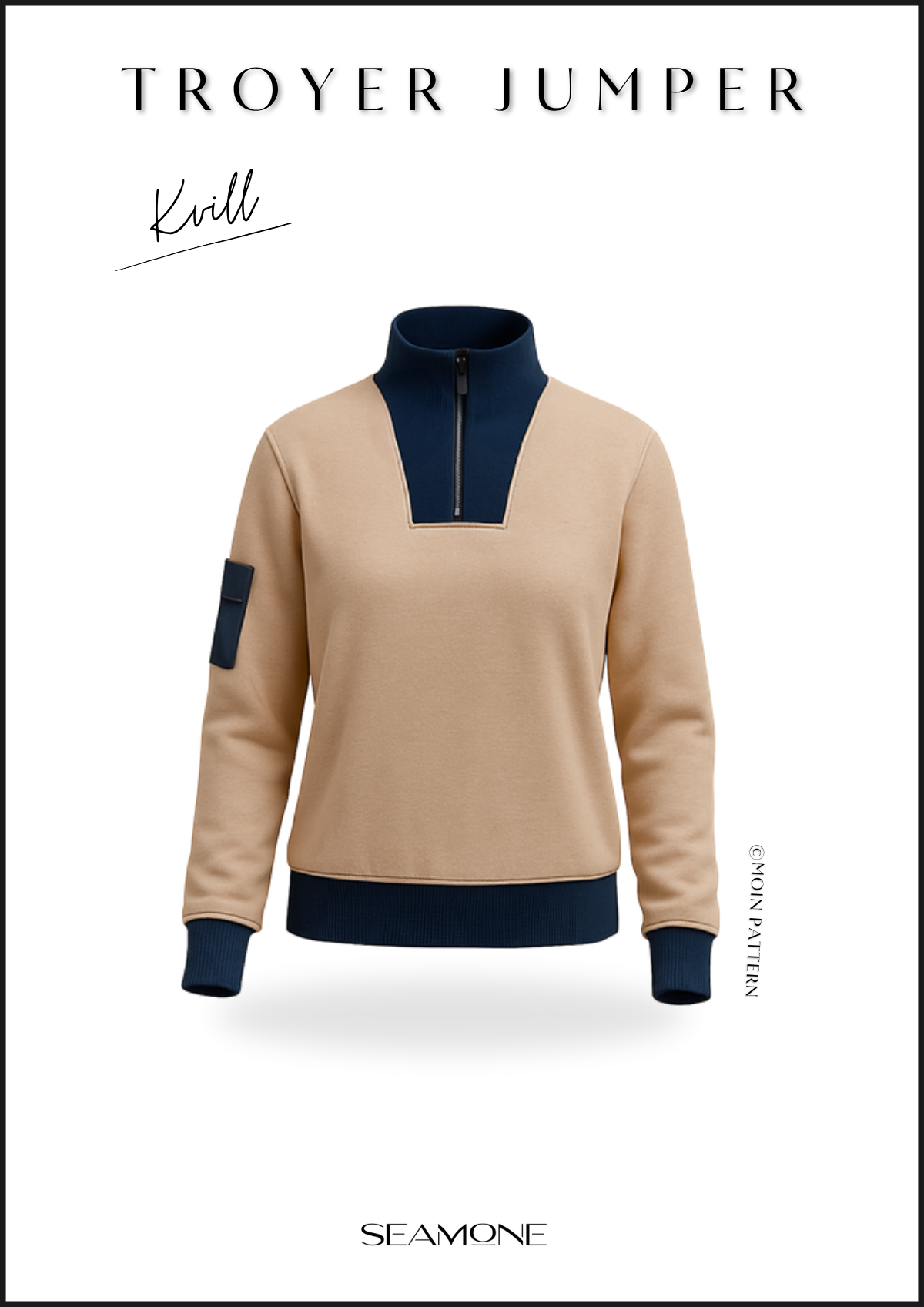 KVILL sewing pattern cover