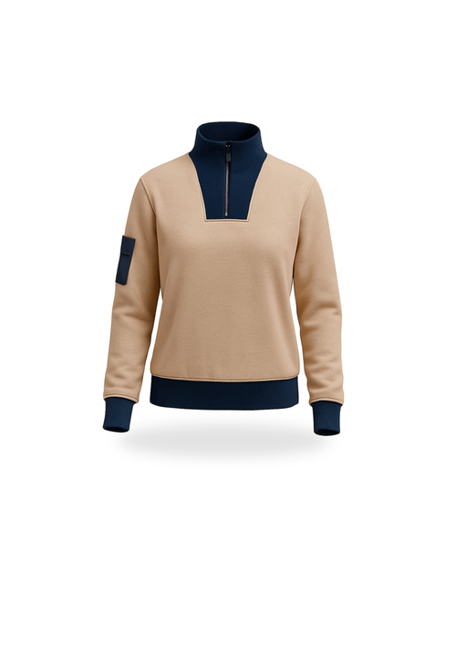 KVILL – Troyer Damen digitales Schnittmuster als PDF Download | 3 Kragenvarianten & maritimer Look | Größe 32–52 | SEAMONE – Damen Digital PDF (A4 + A0 + Beamer) PDF Schnittmuster | SEAMONE