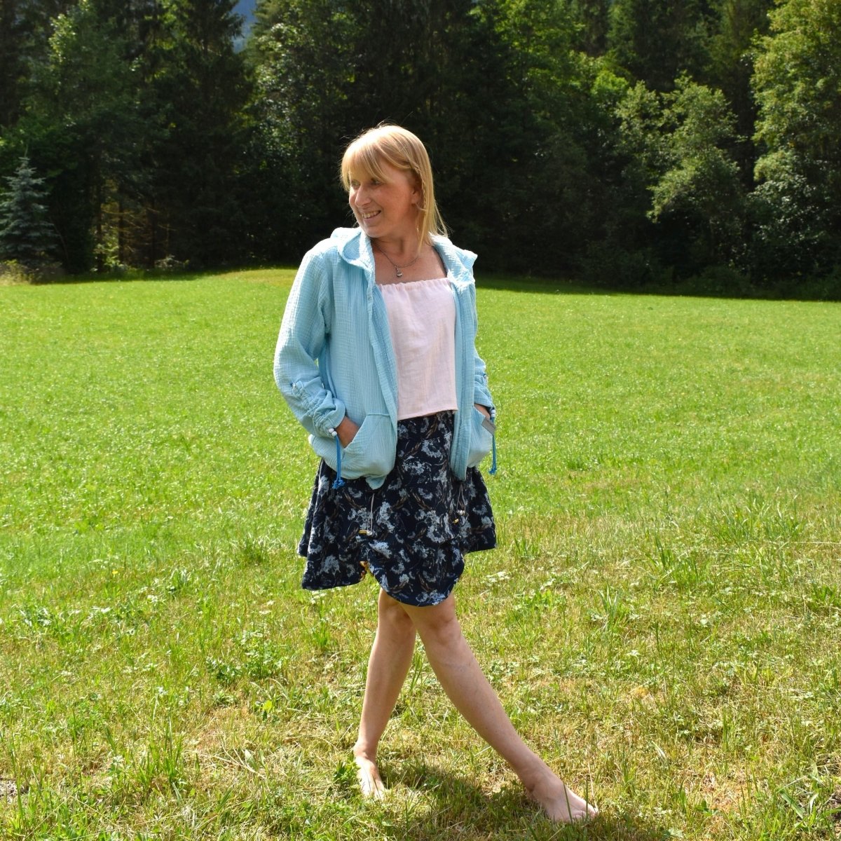 LØKKEN – Jäckchen Damen digitales Schnittmuster als PDF download | mit Kapuze & Schwalbenschwanz | Größe 32–52 | SEAMONE – Damen A4 + A0 + Beamer PDF Schnittmuster | SEAMONE