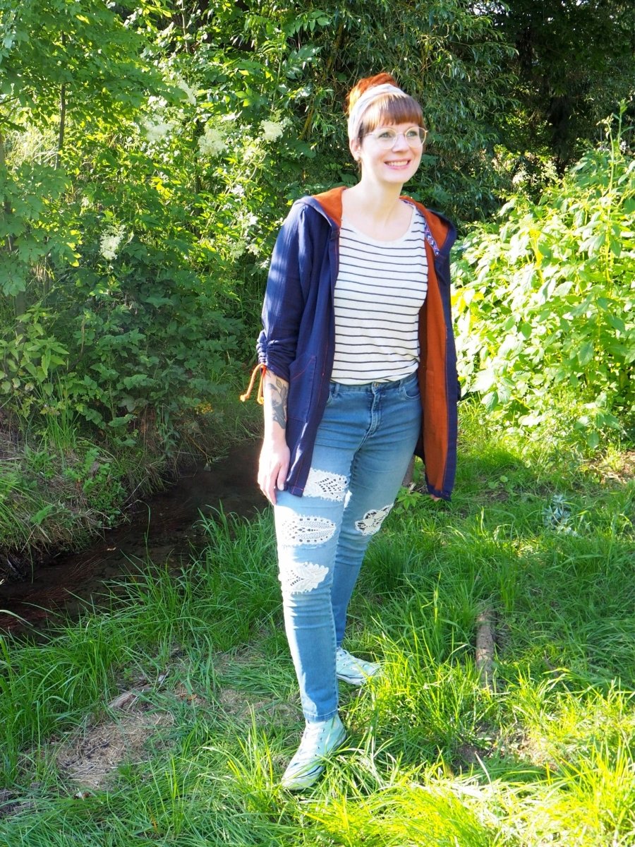 LØKKEN – Jäckchen Damen digitales Schnittmuster als PDF download | mit Kapuze & Schwalbenschwanz | Größe 32–52 | SEAMONE – Damen A4 + A0 + Beamer PDF Schnittmuster | SEAMONE