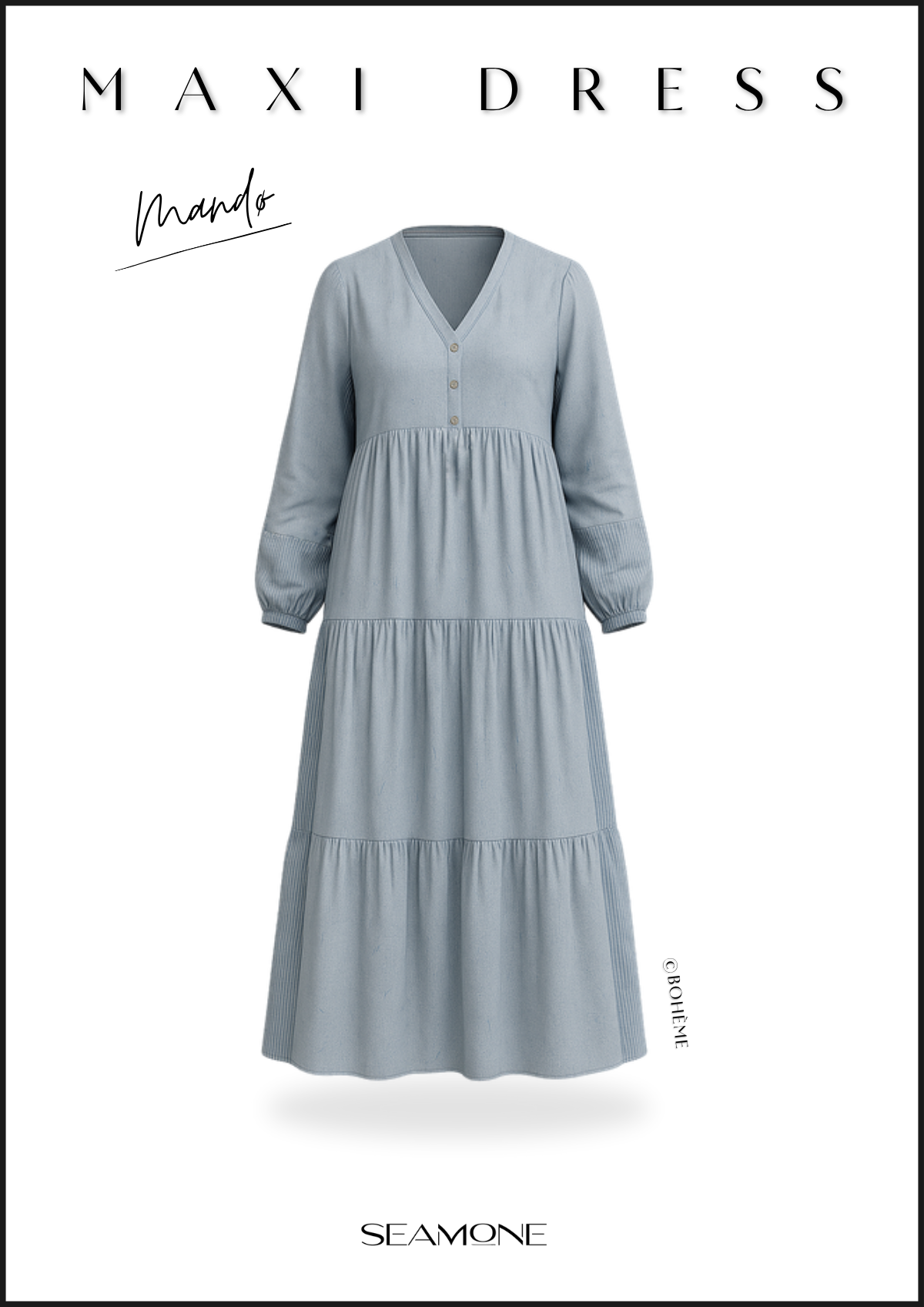 MANDØ sewing pattern cover