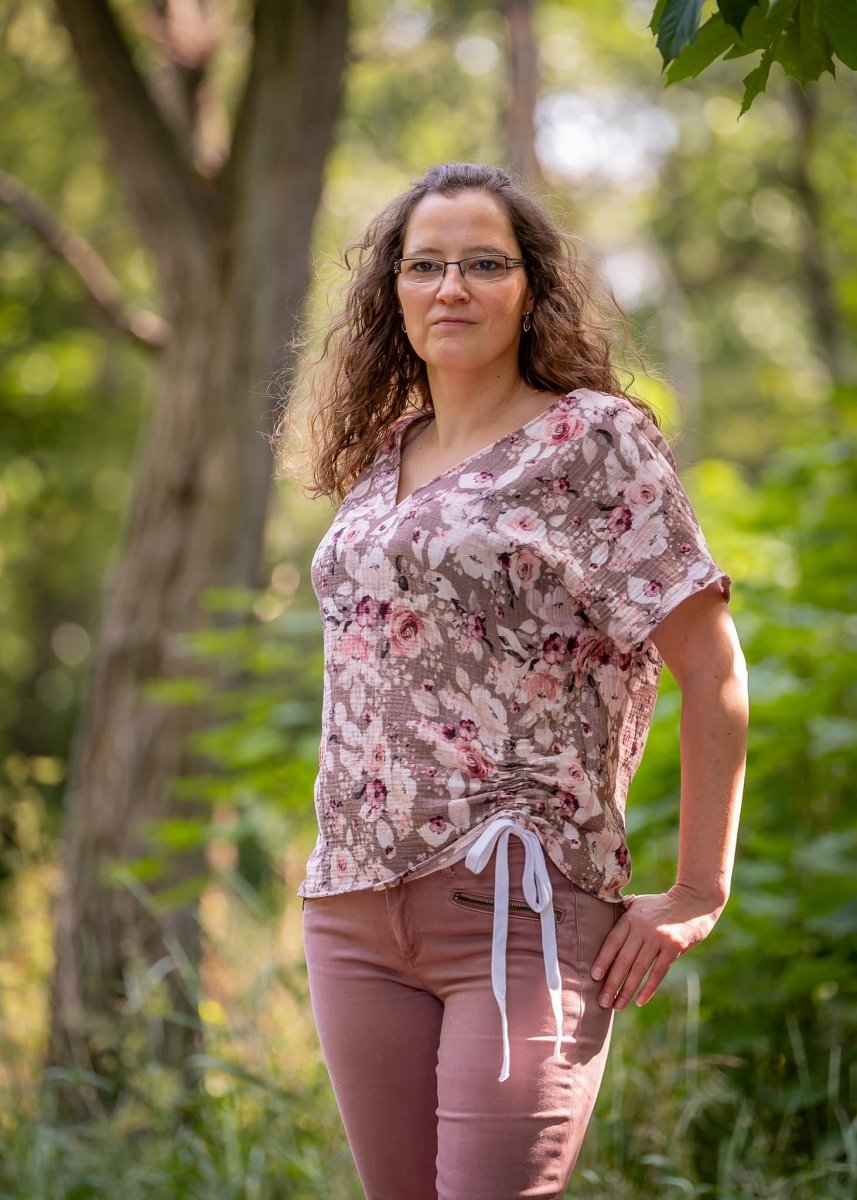 MØNSTED – Shirt Damen digitales Schnittmuster als PDF download | mit Fledermausärmeln & Wendefunktion | Größe 32–52 | SEAMONE – Damen A4 + A0 + Beamer PDF Schnittmuster | SEAMONE