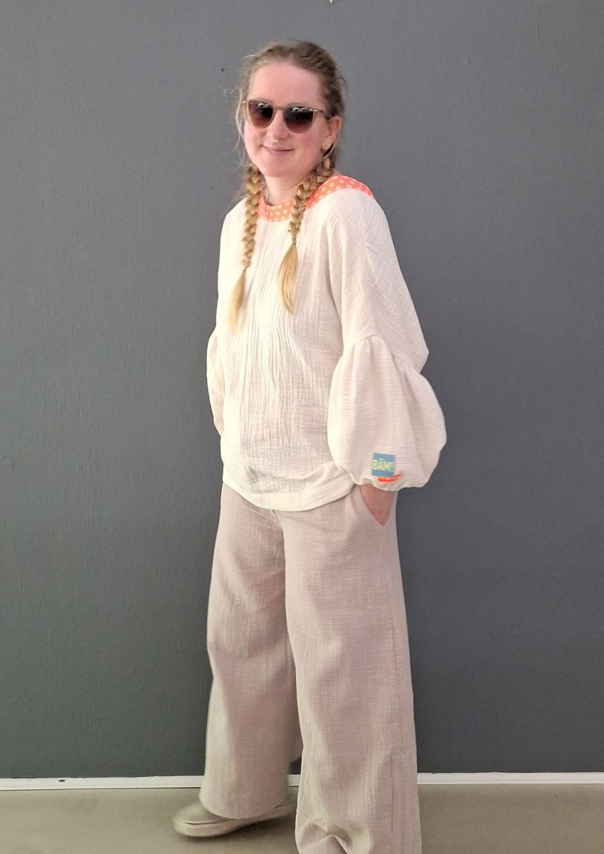 MØNSTED – Shirt Damen digitales Schnittmuster als PDF download | mit Fledermausärmeln & Wendefunktion | Größe 32–52 | SEAMONE – Damen A4 + A0 + Beamer PDF Schnittmuster | SEAMONE