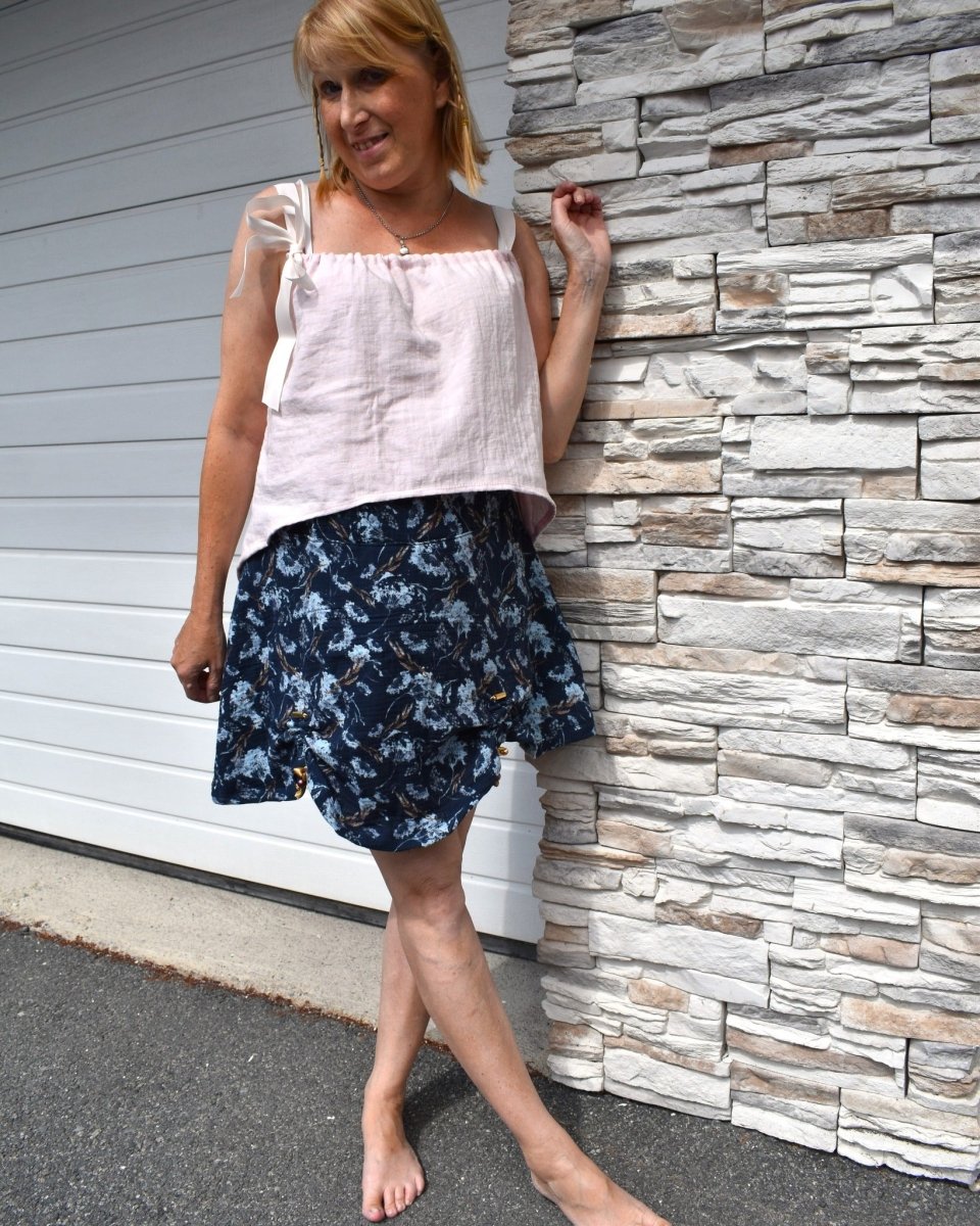 RØMØ – Maxirock Damen digitales Schnittmuster als PDF download | luftig & mit Taschen | Größe 32–52 | SEAMONE – Damen A4 + A0 + Beamer PDF Schnittmuster | SEAMONE