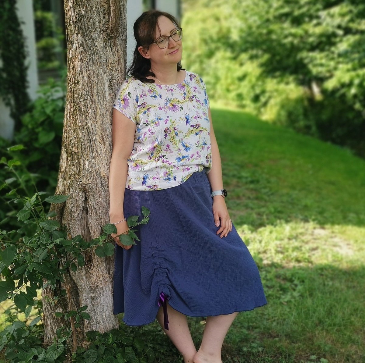 RØMØ – Maxirock Damen digitales Schnittmuster als PDF download | luftig & mit Taschen | Größe 32–52 | SEAMONE – Damen A4 + A0 + Beamer PDF Schnittmuster | SEAMONE