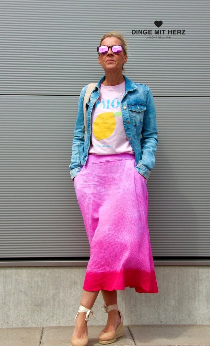 RØMØ – Maxirock Damen digitales Schnittmuster als PDF download | luftig & mit Taschen | Größe 32–52 | SEAMONE – Damen A4 + A0 + Beamer PDF Schnittmuster | SEAMONE