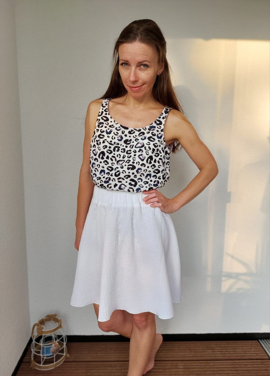 RØMØ – Maxirock Damen digitales Schnittmuster als PDF download | luftig & mit Taschen | Größe 32–52 | SEAMONE – Damen A4 + A0 + Beamer PDF Schnittmuster | SEAMONE