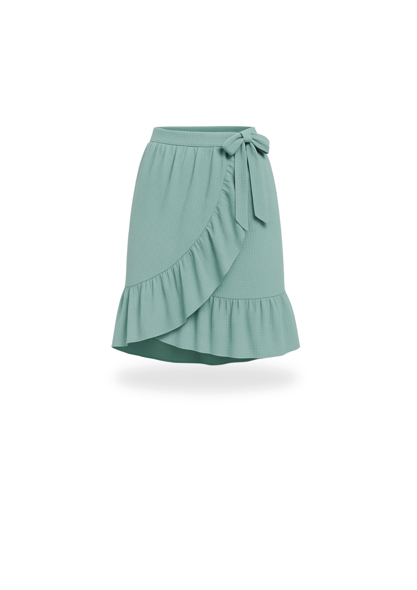 SIRA – Wickelrock Damen digitales Schnittmuster als PDF download | mit Falten & optionalem Volant | Größe 32–48 | SEAMONE – Damen A4 + A0 + Beamer PDF Schnittmuster | SEAMONE