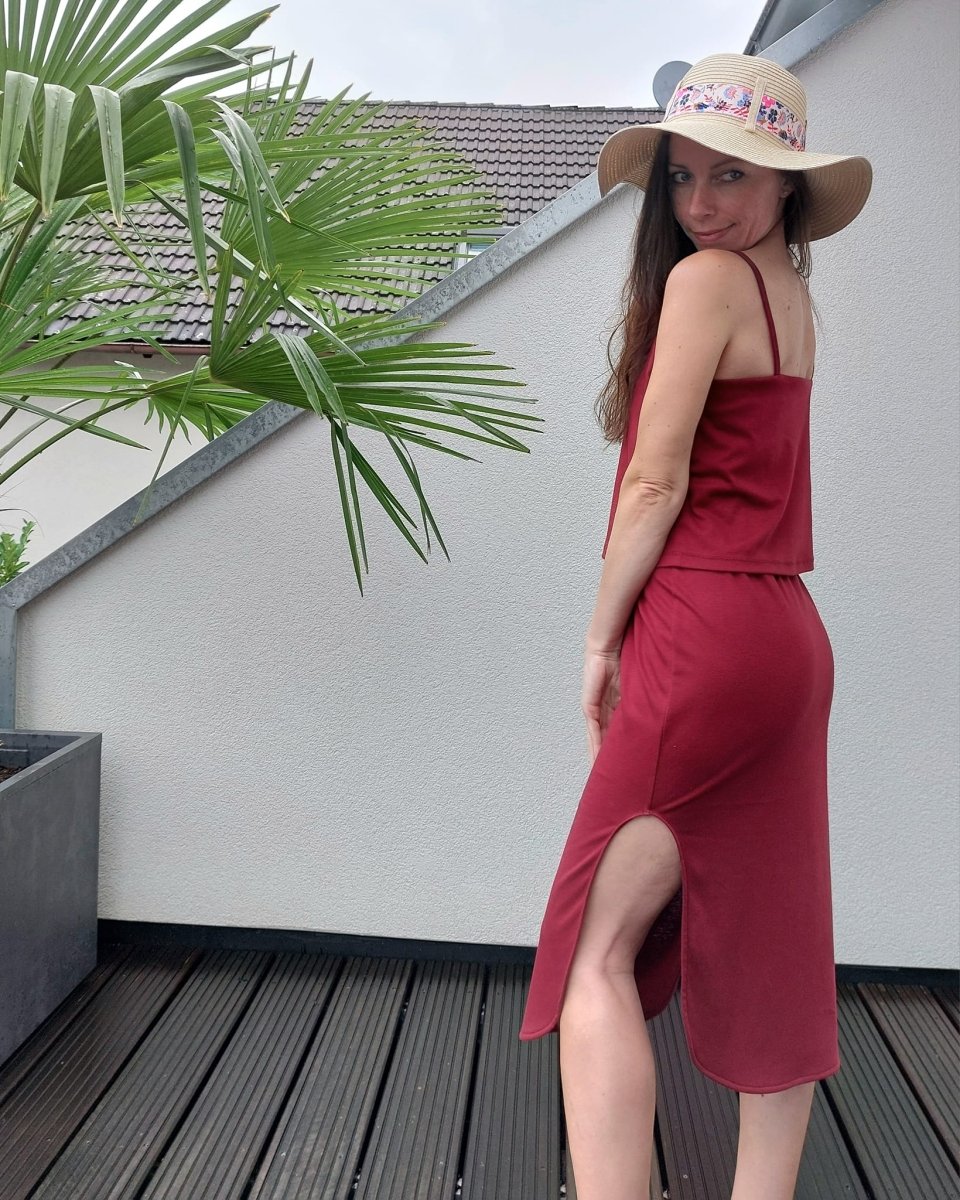 SØNDERVIG – Sommerkleid Damen digitales Schnittmuster als PDF download | ärmellos & mit Taillengürtel | Größe 32–52 | SEAMONE – Damen A4 + A0 + Beamer PDF Schnittmuster | SEAMONE