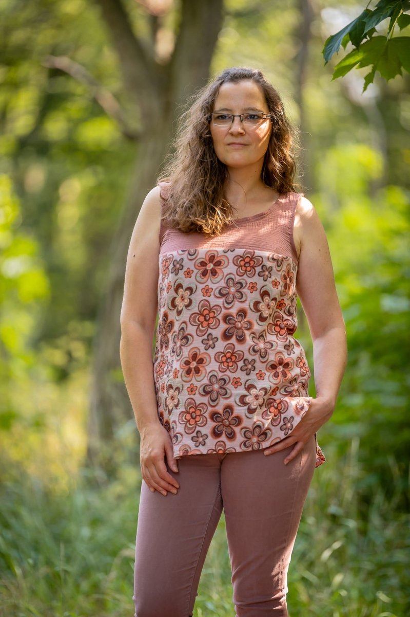 TISSØ – Top Damen digitales Schnittmuster als PDF download | mit Teilung & rundem Saum | Größe 32–52 | SEAMONE – Damen A4 + A0 + Beamer PDF Schnittmuster | SEAMONE