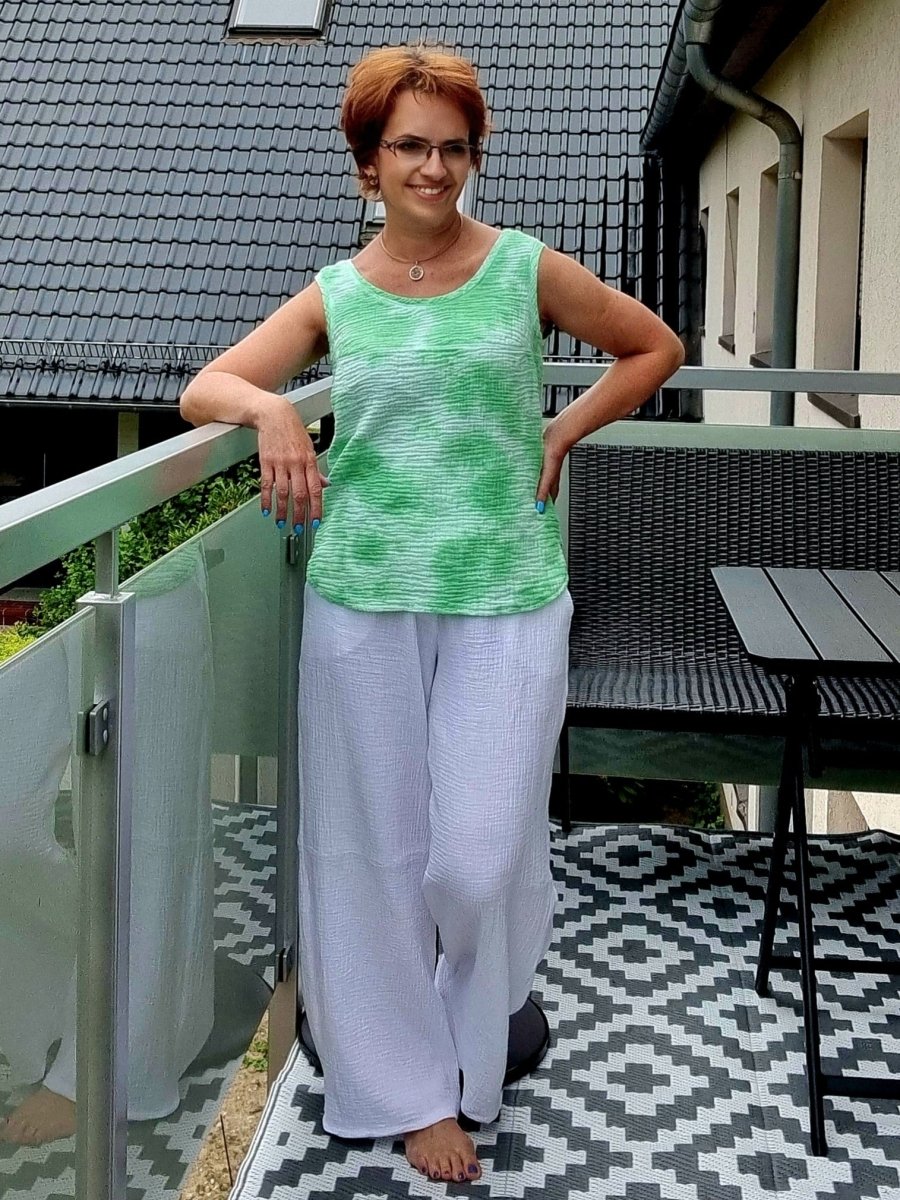 TISSØ – Top Damen digitales Schnittmuster als PDF download | mit Teilung & rundem Saum | Größe 32–52 | SEAMONE – Damen A4 + A0 + Beamer PDF Schnittmuster | SEAMONE