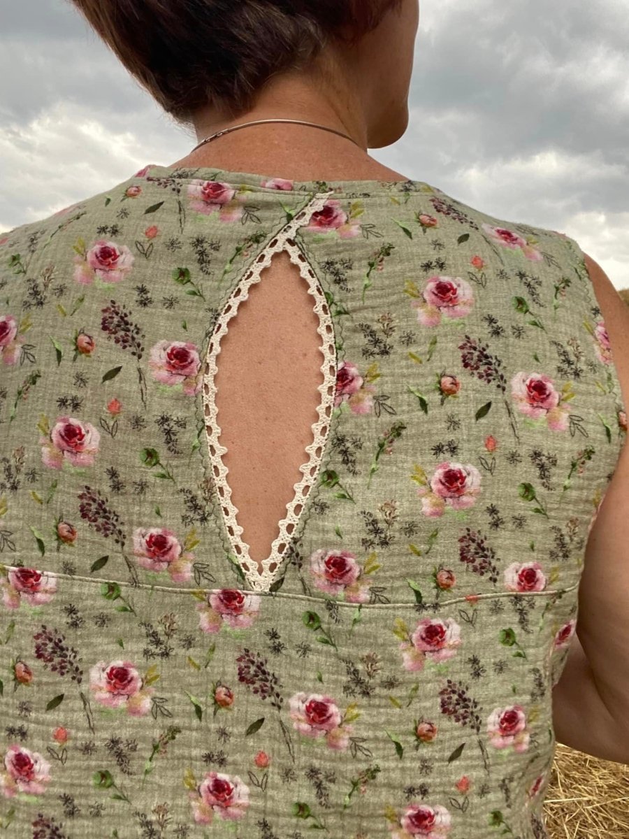 TISSØ – Top Damen digitales Schnittmuster als PDF download | mit Teilung & rundem Saum | Größe 32–52 | SEAMONE – Damen A4 + A0 + Beamer PDF Schnittmuster | SEAMONE