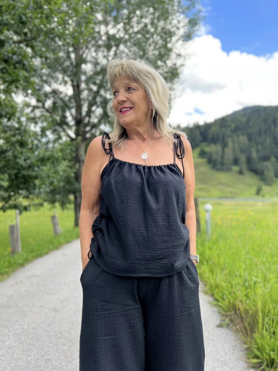 TOFTE – Tunika Damen digitales Schnittmuster als PDF download | mit Spaghettiträgern & VoKuHiLa - Saum | Größe 32–52 | SEAMONE – Damen A4 + A0 + Beamer PDF Schnittmuster | SEAMONE