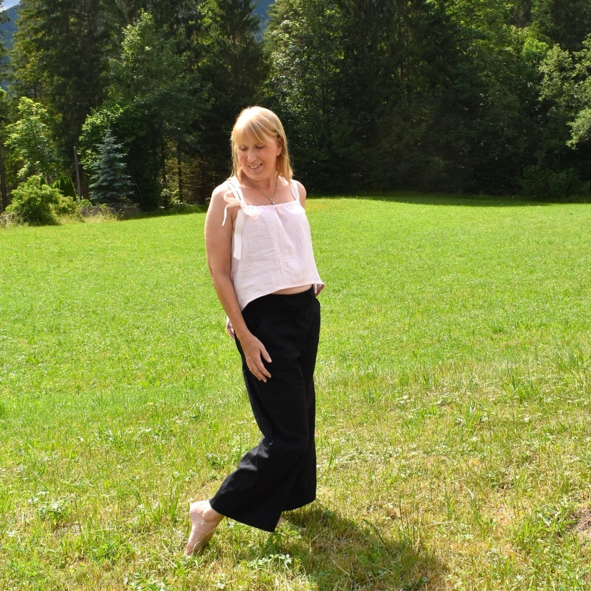 TOFTE – Tunika Damen digitales Schnittmuster als PDF download | mit Spaghettiträgern & VoKuHiLa - Saum | Größe 32–52 | SEAMONE – Damen A4 + A0 + Beamer PDF Schnittmuster | SEAMONE