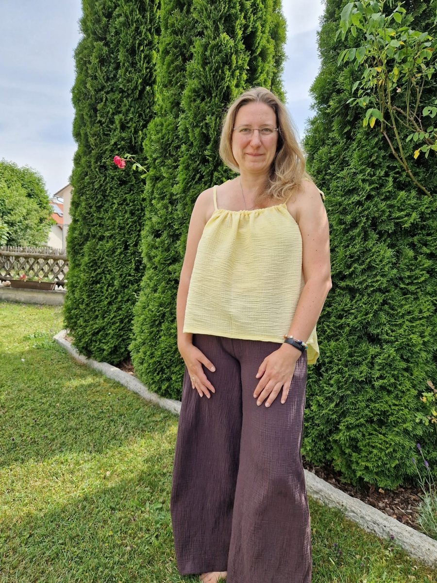 TOFTE – Tunika Damen digitales Schnittmuster als PDF download | mit Spaghettiträgern & VoKuHiLa - Saum | Größe 32–52 | SEAMONE – Damen A4 + A0 + Beamer PDF Schnittmuster | SEAMONE