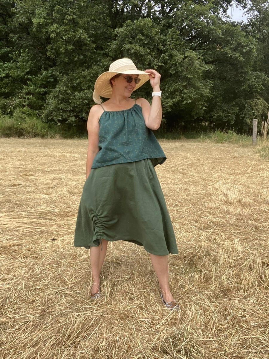 TOFTE – Tunika Damen digitales Schnittmuster als PDF download | mit Spaghettiträgern & VoKuHiLa - Saum | Größe 32–52 | SEAMONE – Damen A4 + A0 + Beamer PDF Schnittmuster | SEAMONE