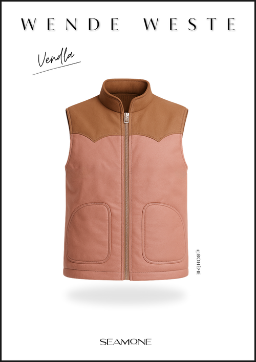 VENDLA Wendeweste Damen Schnittmuster – Cover, Größen EU 34–54