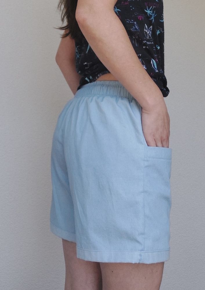 VIANNE – Shorts Damen Schnittmuster PDF Download | locker geschnitten & mit Gummibund | Größe 32–52 | SEAMONE – Damen Digital (A4 + A0 + Beamer) PDF Schnittmuster | SEAMONE