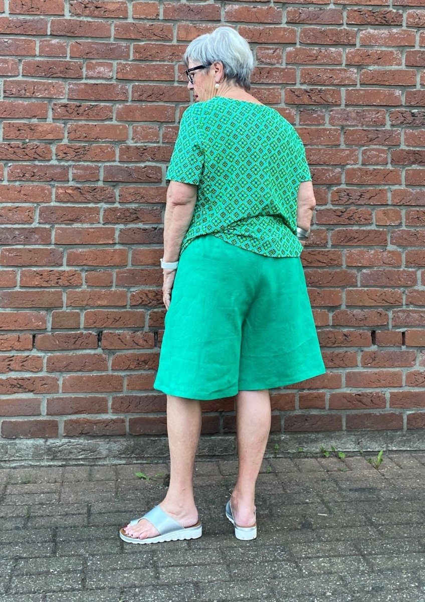 VIANNE – Shorts Damen Schnittmuster PDF Download | locker geschnitten & mit Gummibund | Größe 32–52 | SEAMONE – Damen Digital (A4 + A0 + Beamer) PDF Schnittmuster | SEAMONE