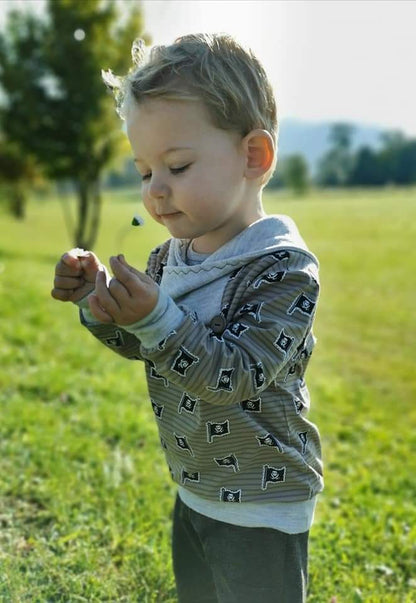 KVILL – Troyer Kinder digitales Schnittmuster als PDF download | mit Kapuze, Schalkragen oder Reißverschluss | Größe 98–164 | SEAMONE – Kinder A4 + A0 + Beamer PDF Schnittmuster | SEAMONE